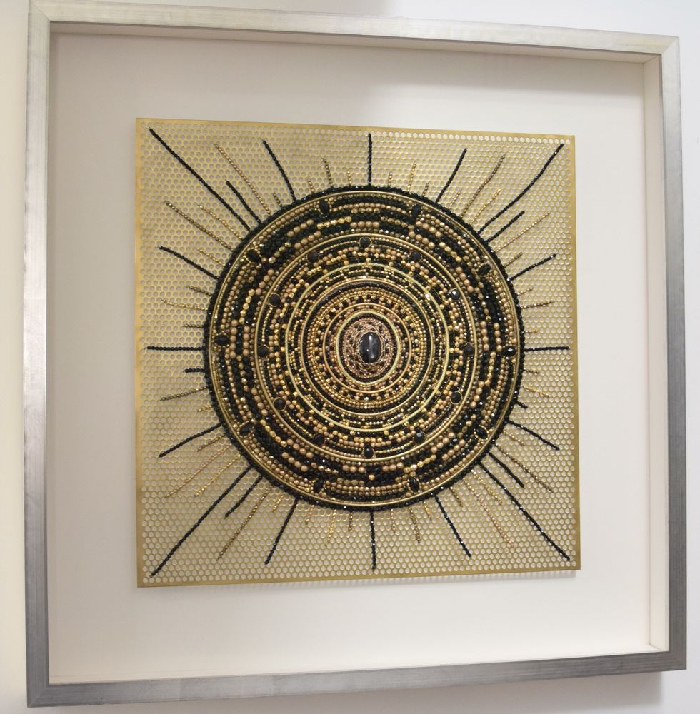 Orfèvrerie - Tableau en métal et minéraux SEWDA - FLAVYART