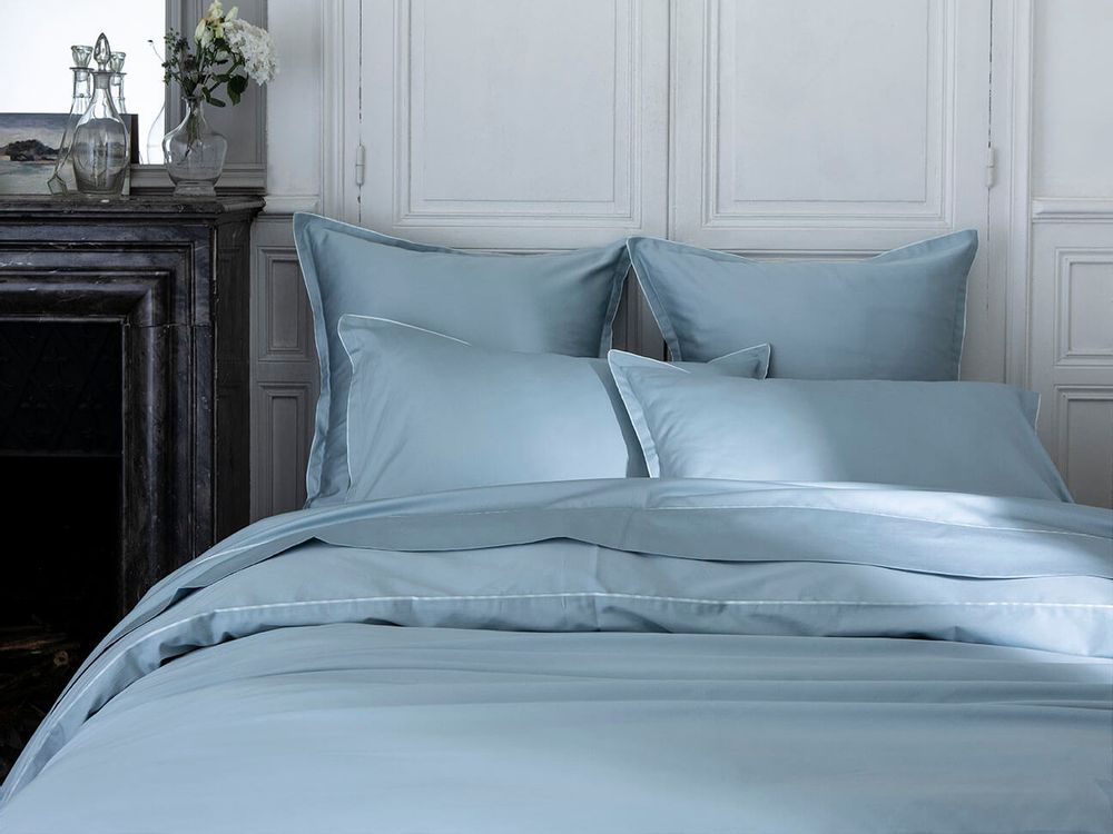 Linge de lit - Teophile Baltique - Parure de lit en satin de coton - ALEXANDRE TURPAULT