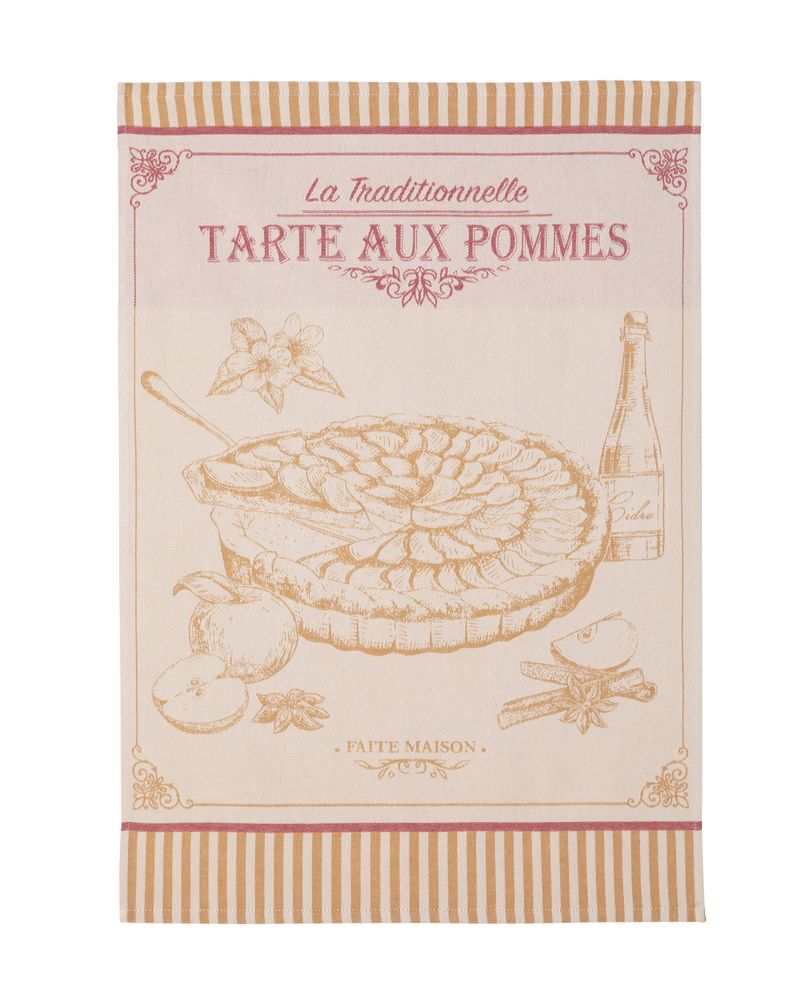 Tea towel - Apple tarts/Jacquard tea towel - COUCKE