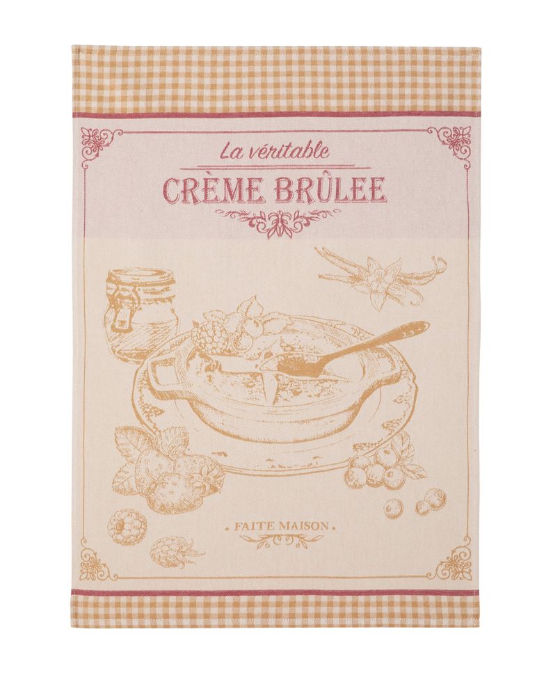 Torchons textile - Crème Brulée / Torchon jacquard - COUCKE