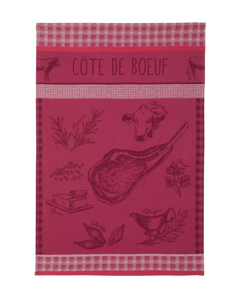 Tea towel - Côte de Bœuf / Tea towel - COUCKE