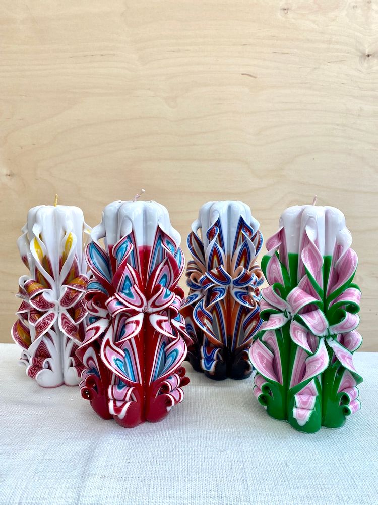 Autres objets connectés  - Bougies sculptées à la main de Lettland et du Mexique - INTERNATIONAL WARDROBE