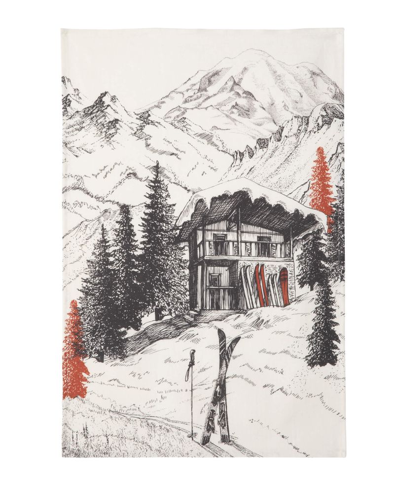 Torchons textile - Chalet / Torchon imprimé - COUCKE