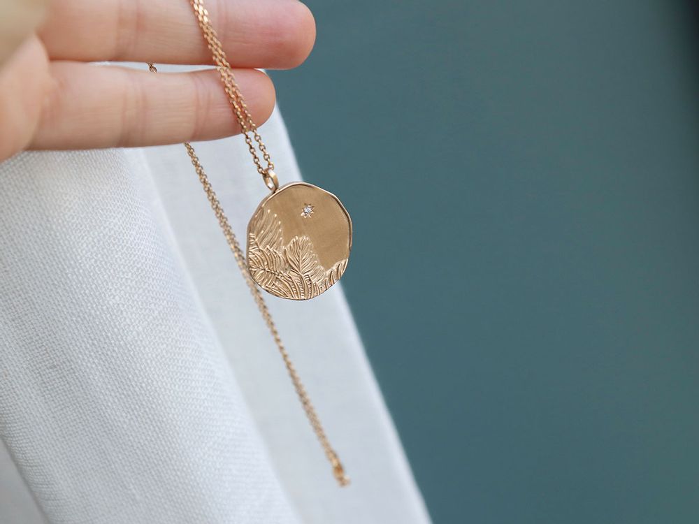 Bijoux - Collier médaille La Solaire - YLUME