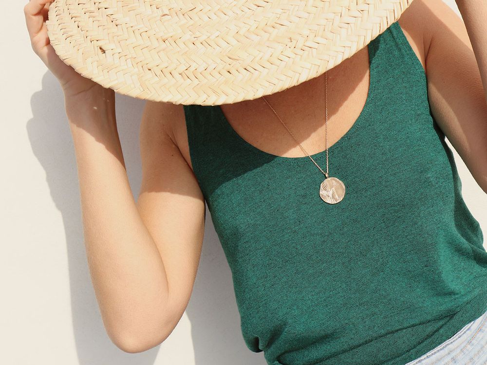 Bijoux - Collier médaille La Solaire - YLUME