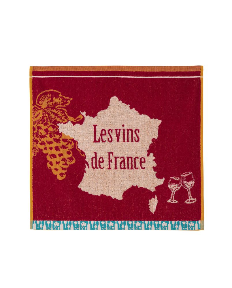 Kitchen linens - Vin de France / Terry square - COUCKE