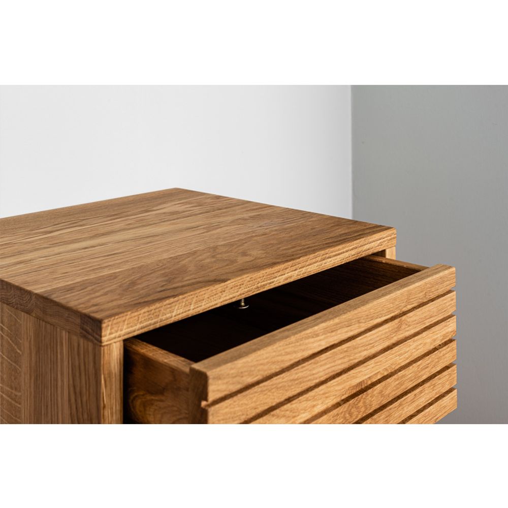 Tables de nuit - Table de chevet EMMA en bois massif - WOODEK