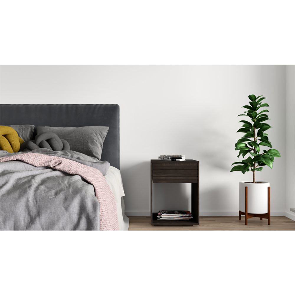 Tables de nuit - Table de chevet EMMA en bois massif - WOODEK