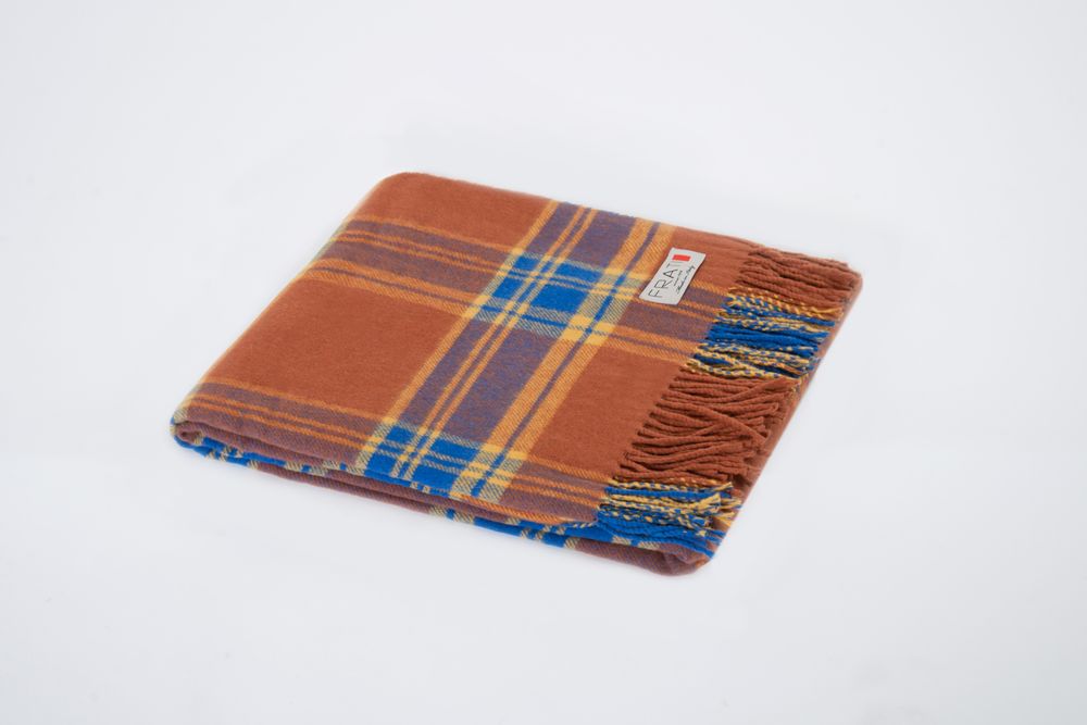 Plaids - COUVERTURES EN COTON MÉLANGÉ AVEC FRANGES - FRATI HOME