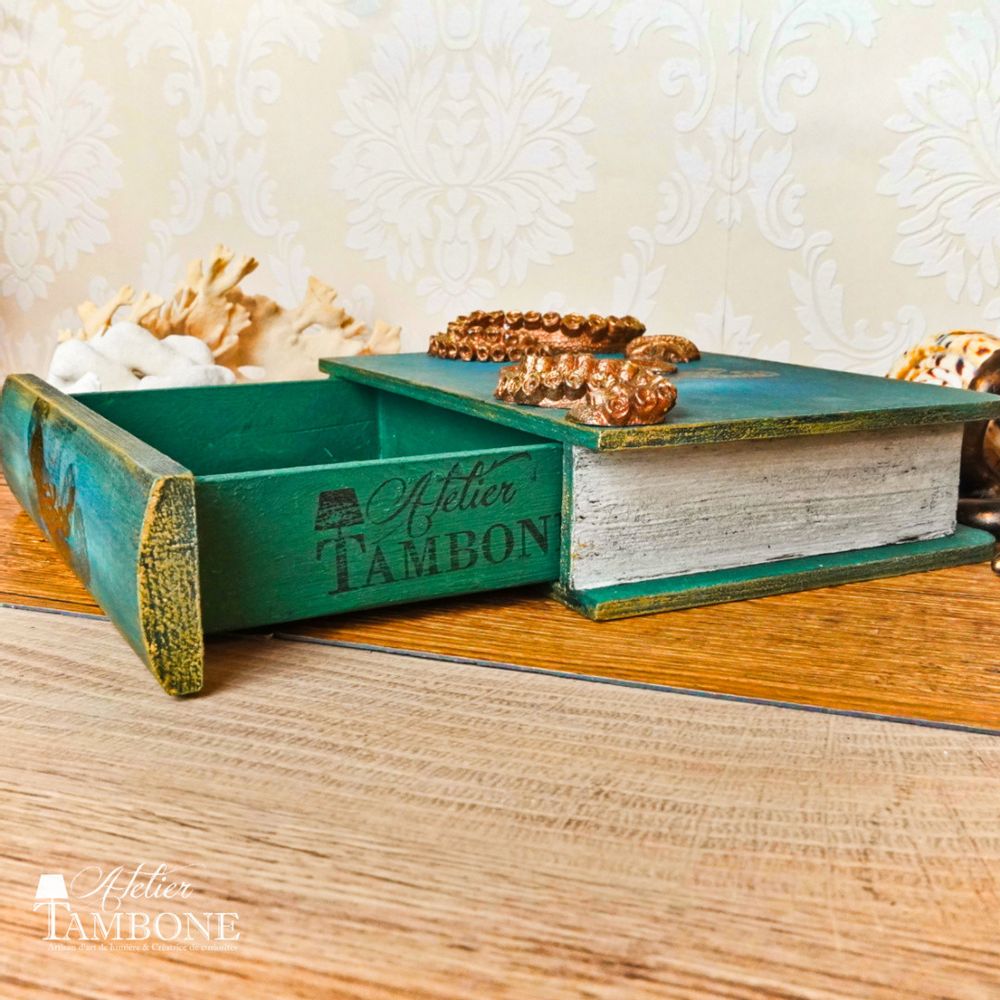 Objets de décoration - Boite livre Cthulhu - ATELIER TAMBONE