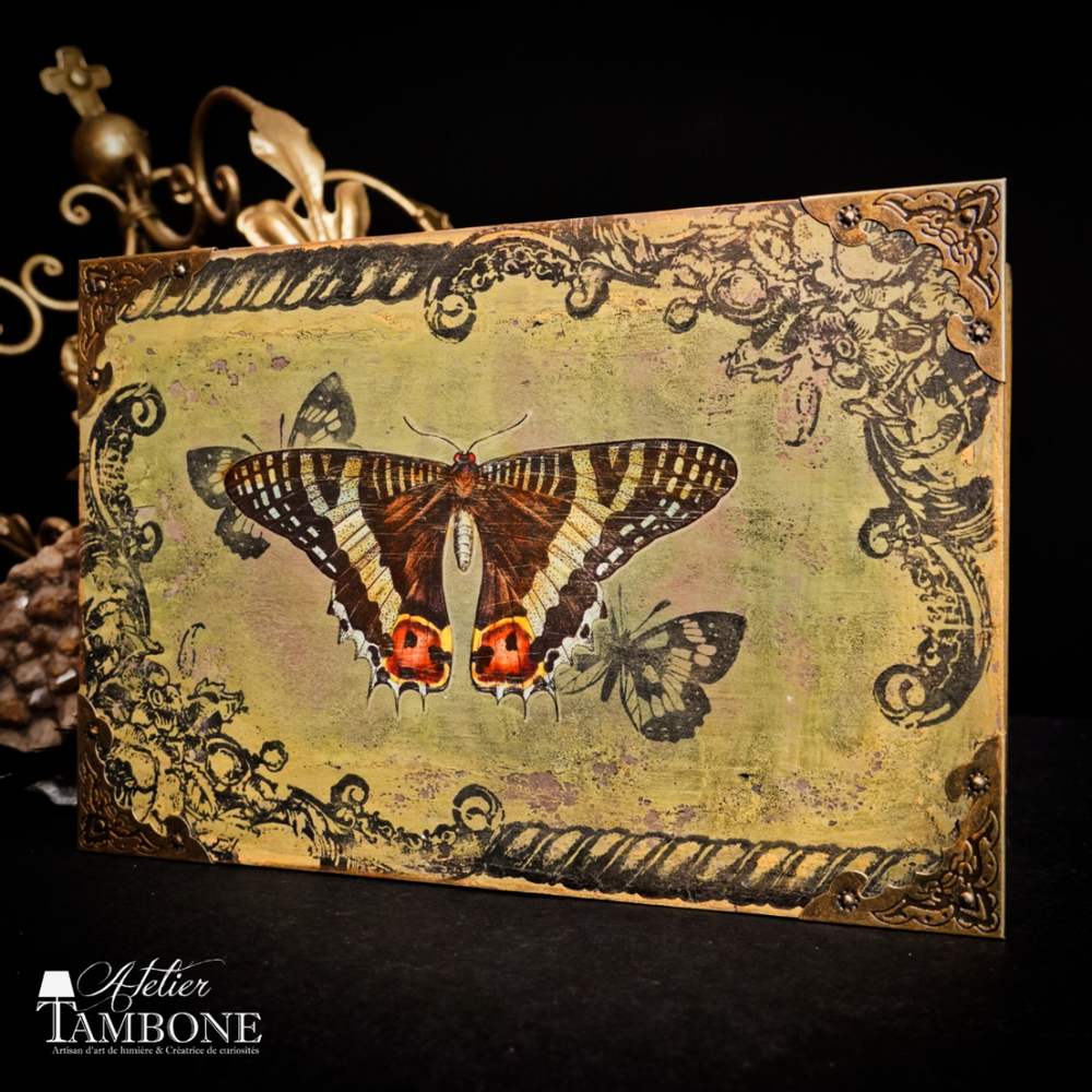 Coffrets et boîtes - Boite Papillon Circus Vintage - ATELIER TAMBONE