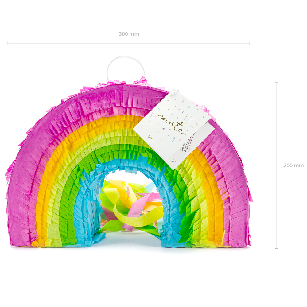 Objets de décoration - Pinata - Arc-en-ciel, 30x20x10cm - PARTYDECO