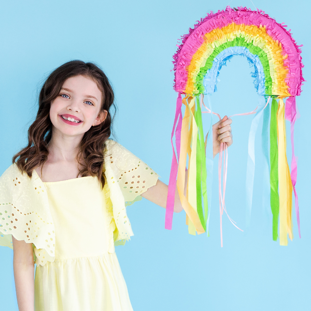 Objets de décoration - Pinata - Arc-en-ciel, 30x20x10cm - PARTYDECO