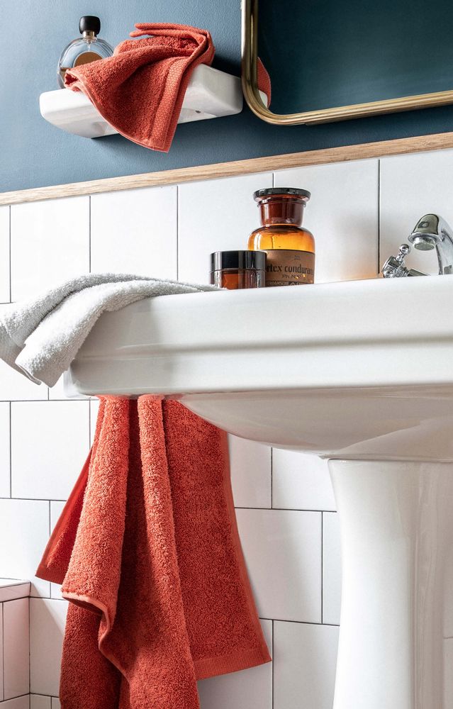 Serviettes de bain - Aqua Gris Perle - Serviette, gant, peignoir et tapis de bain - ESSIX