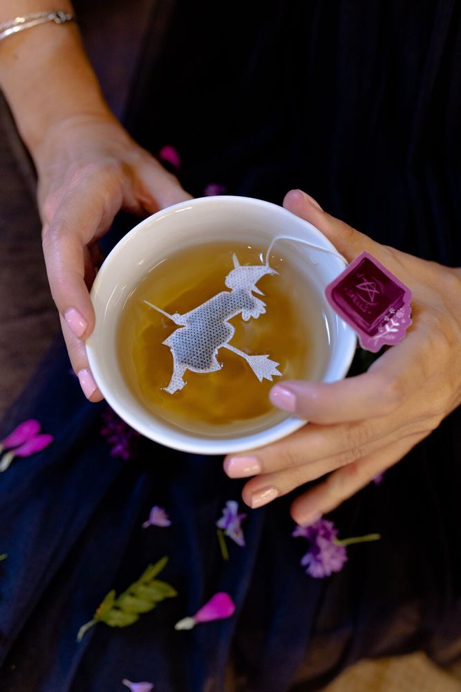 Café et thé - Sachet de thé forme sorcière ( lot de 5 ) - TEA HERITAGE