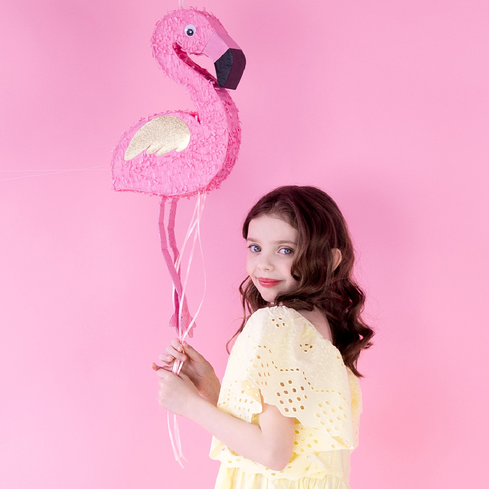 Decorative objects - Pinata - Flamingo, 25x55x8cm - PARTYDECO