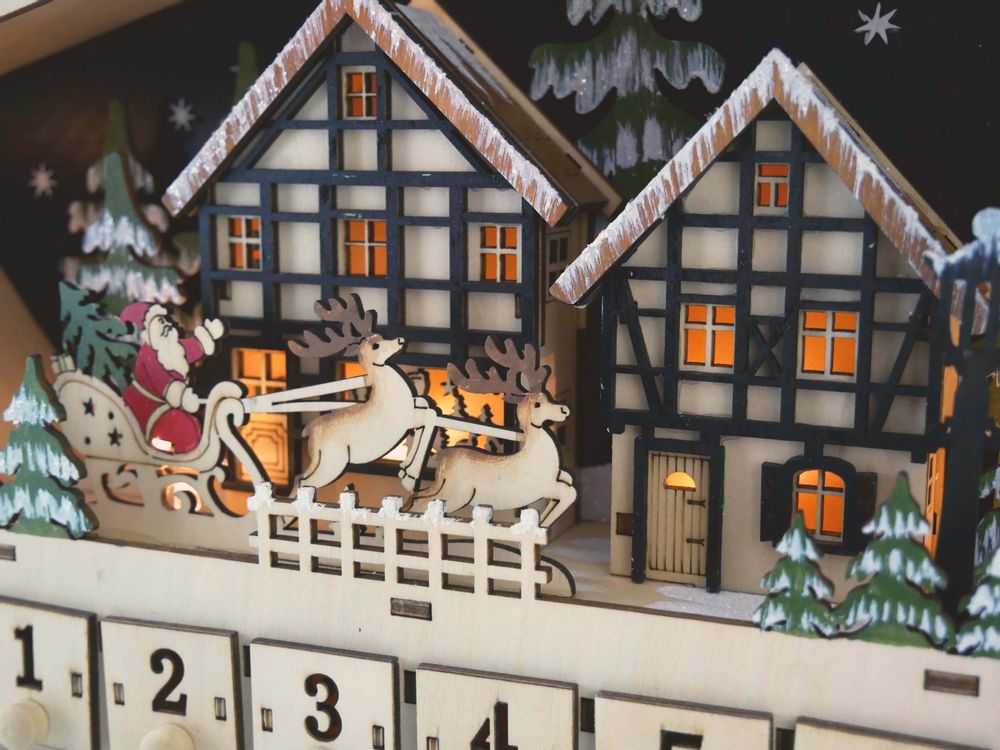 Children's decorative items - Star Advent Calendar - LE MONDE DE LA BOÎTE À MUSIQUE