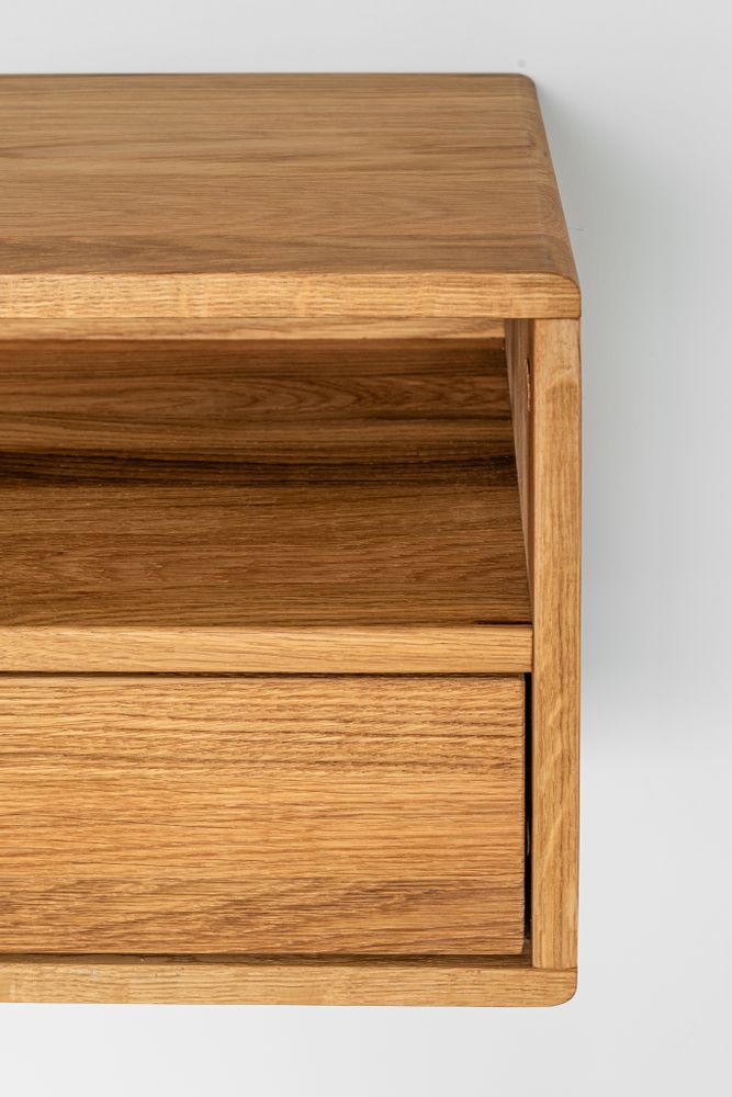 Shelves - Solid oak wood floating nightstand HOPE - WOODEK
