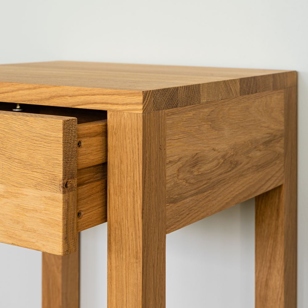 Tables de nuit - Table de chevet TOMMY 1 tiroir en bois massif - WOODEK