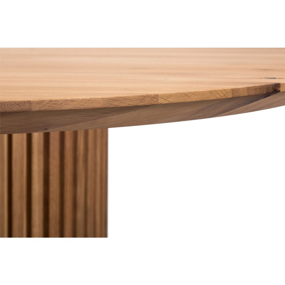 Tables Salle à Manger - Table à manger OSLO, bois de chêne massif - WOODEK