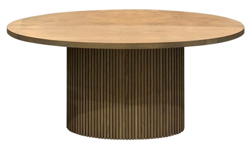Tables Salle à Manger - Table à manger OSLO, bois de chêne massif - WOODEK