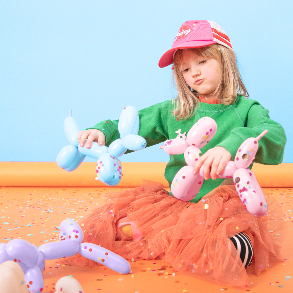 Objets de décoration - Ballons à modeler avec pompe, mélange de couleurs - PARTYDECO