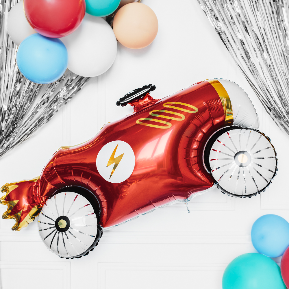 Objets de décoration - Voiture ballon en aluminium, 93x48cm, mélange - PARTYDECO