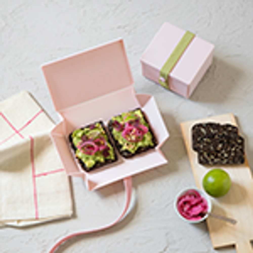 Cadeaux - Boîte à lunch Uhmm rose délicat. - UHMM BOX