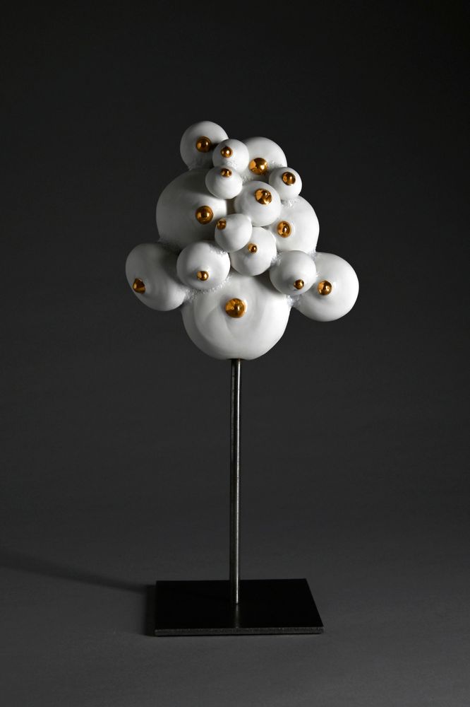 Sculptures, statuettes and miniatures - Breasts porcelain collection cluster - GUENAELLE GRASSI