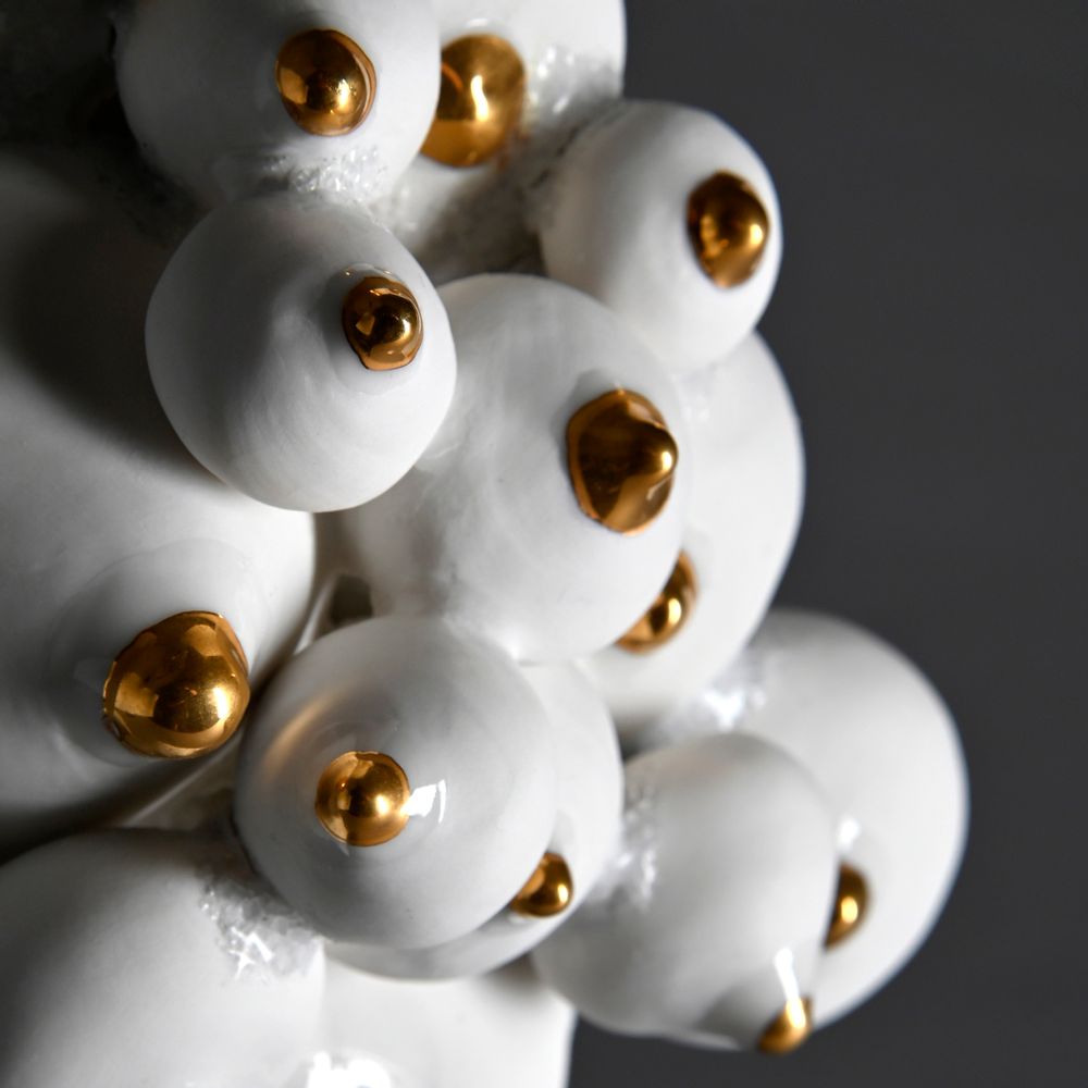 Sculptures, statuettes and miniatures - Breasts porcelain collection cluster - GUENAELLE GRASSI