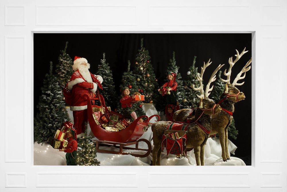 Christmas garlands and baubles - Christmas animated figures : Santa Claus, elves, reindeer... - ATELIER MT - ANIMATE FACTORY