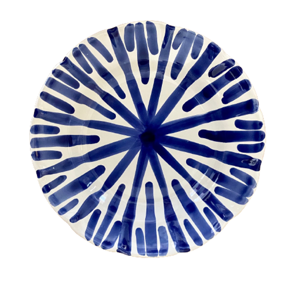 Ceramic - Hand painted ceramic plate diameter 26 cm - CERASELLA CERAMICHE