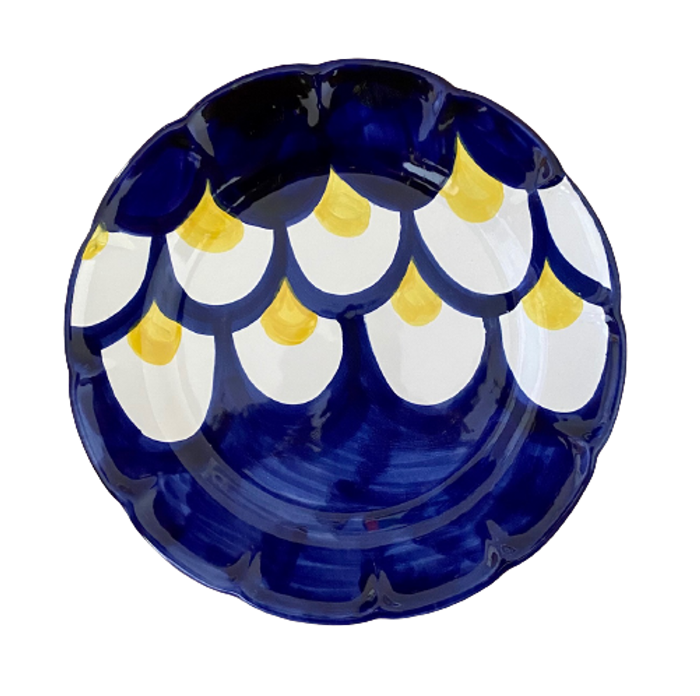 Ceramic - Hand painted ceramic plate diameter 26 cm - CERASELLA CERAMICHE