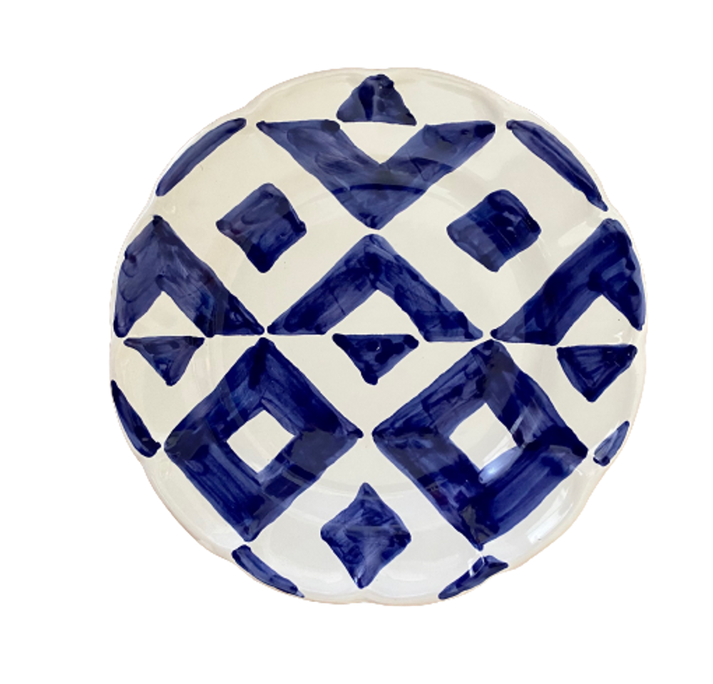 Ceramic - Hand painted ceramic plate diameter 26 cm - CERASELLA CERAMICHE