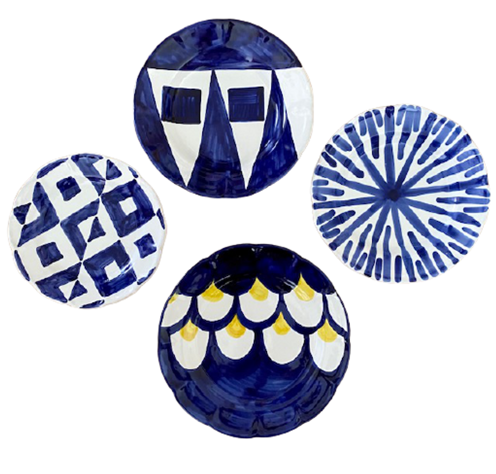 Ceramic - Hand painted ceramic plate diameter 26 cm - CERASELLA CERAMICHE
