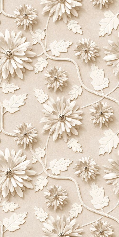 Floral decoration - SEWING Sheet - CERACASA