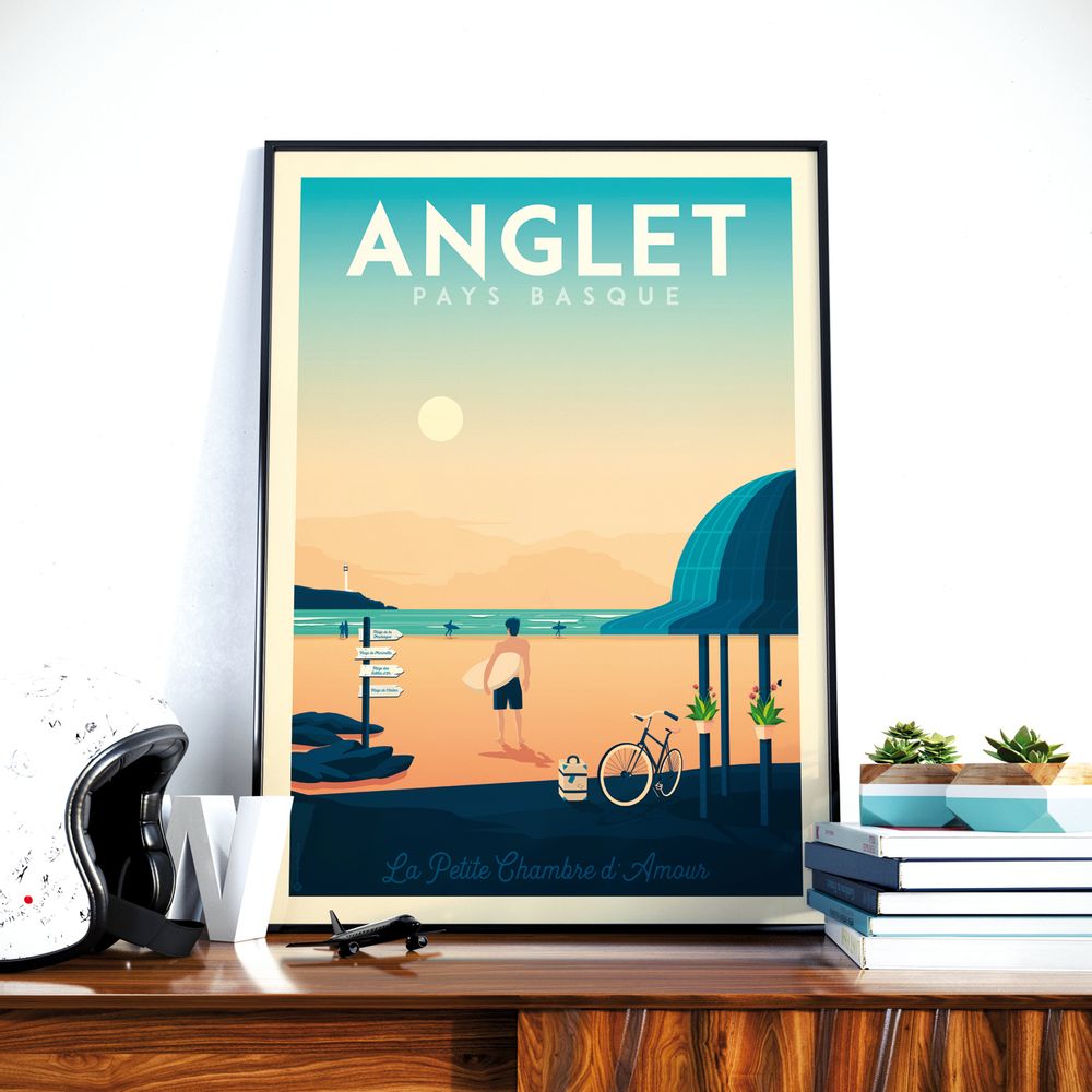 Poster - TOULOUSE FRANCE VINTAGE TRAVEL POSTER | TOULOUSE FRANCE - QUAI DE LA DAURADE POSTER CITY ILLUSTRATION - OLAHOOP TRAVEL POSTERS