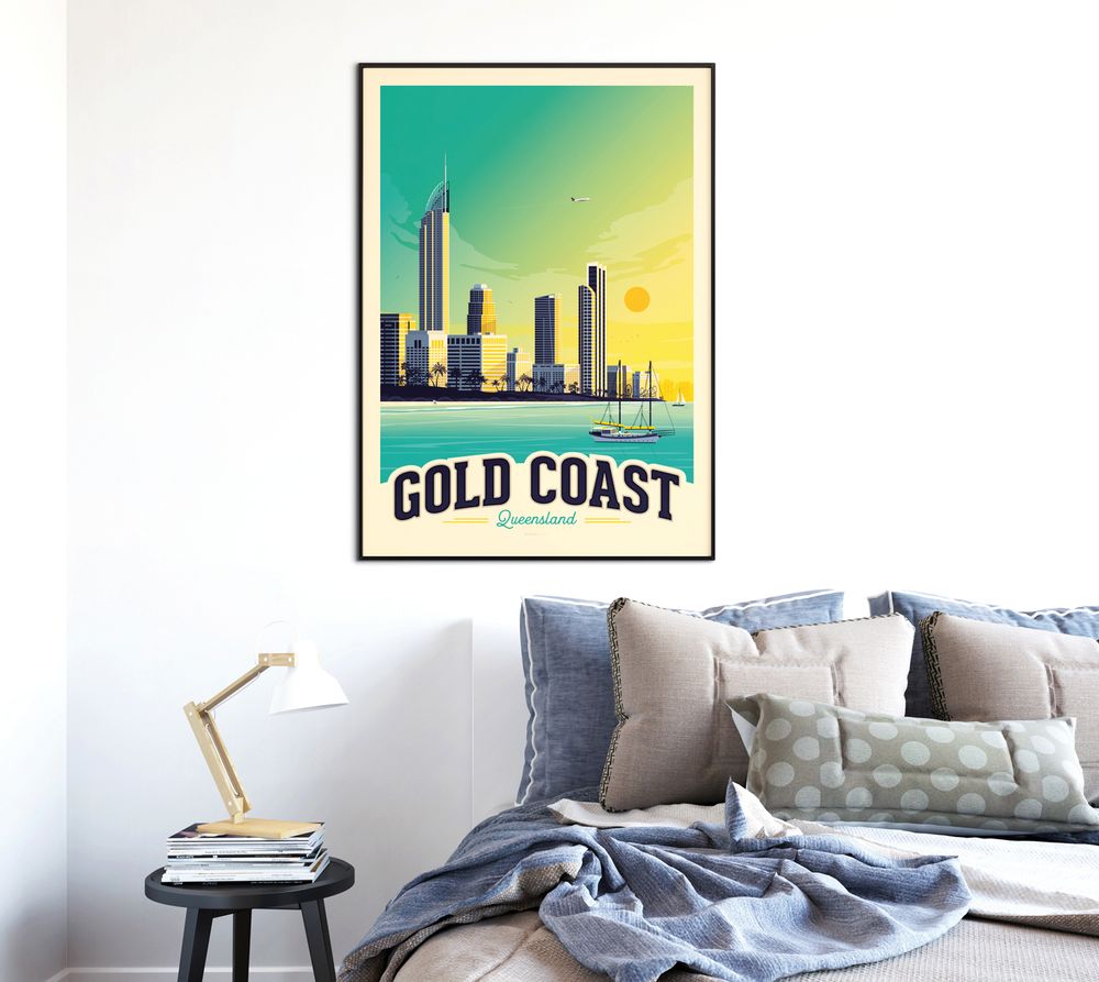 Poster - AUCKLAND NEW ZEALAND POSTER TRAVEL VINTAGE | AUCKLAND NEW ZEALAND POSTER CITY ILLUSTRATION - OLAHOOP TRAVEL POSTERS