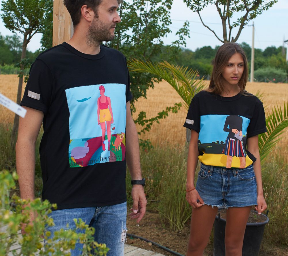 Prêt-à-porter - nerosunero RECLS ® noir, T-shirt - RECLS ®