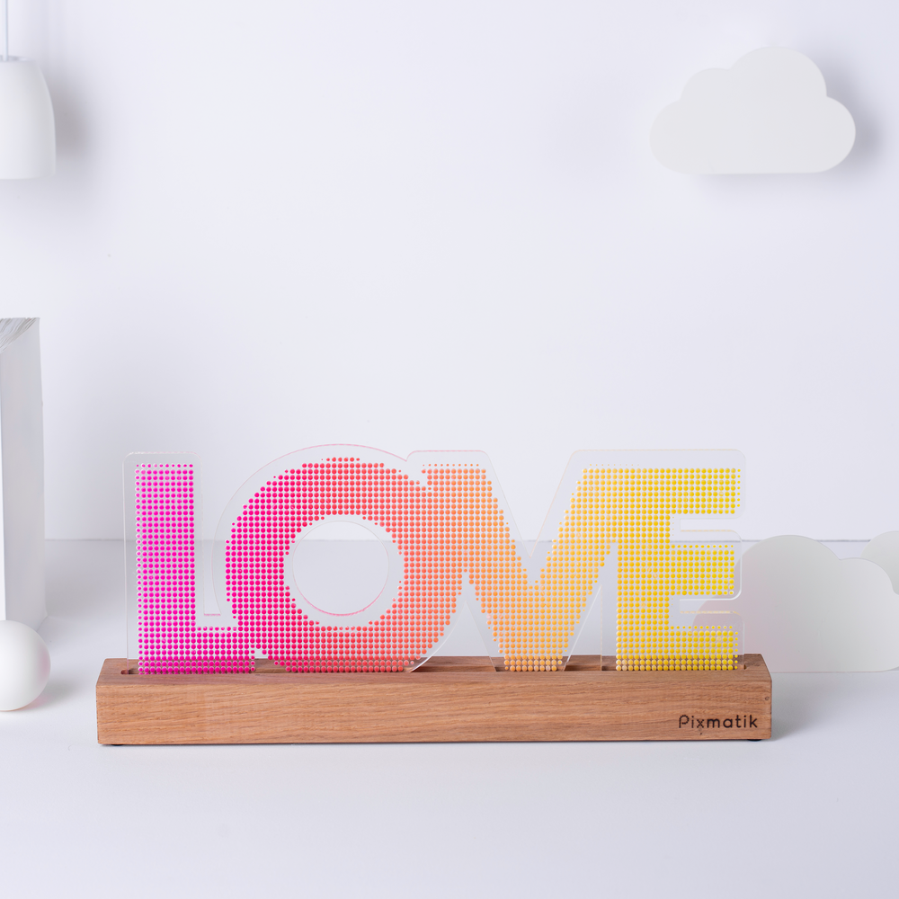 Objets design - LAMPE D'AMBIANCE DESIGN "LOVE" - PIXMATIK