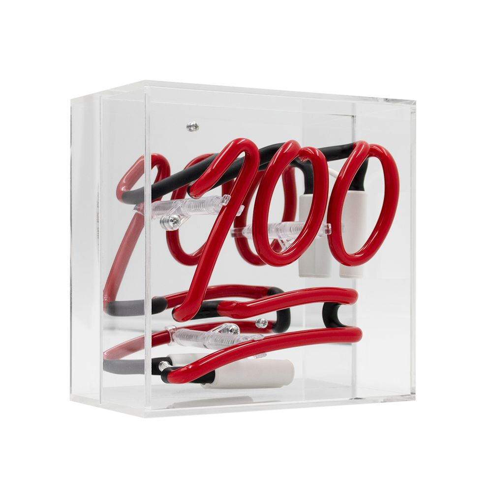 Table lamps - '100' Mini Glass Neon Sign - LOCOMOCEAN