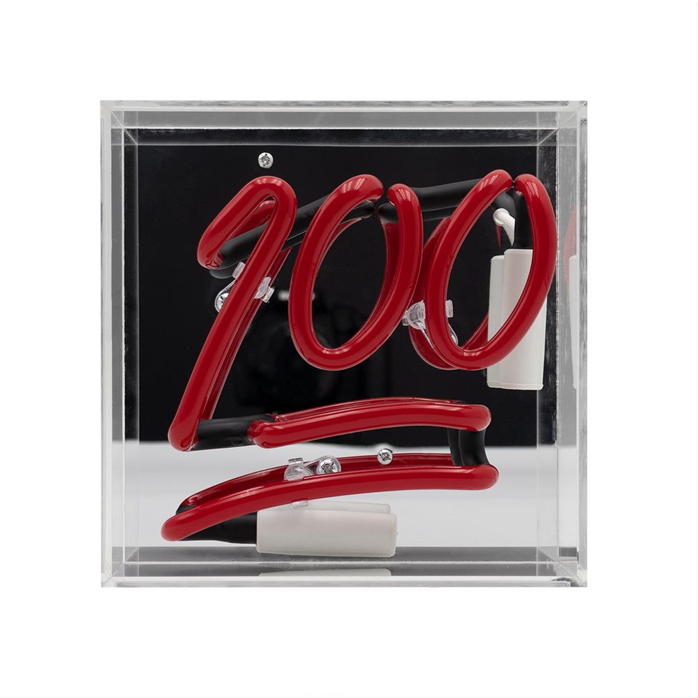 Table lamps - '100' Mini Glass Neon Sign - LOCOMOCEAN
