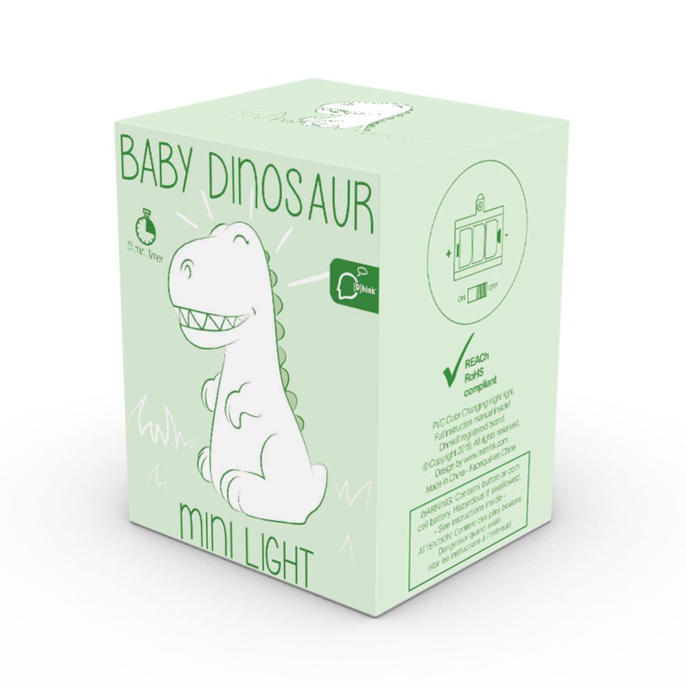 Children's lighting - Dino Baby Night Light - DHINK.EU