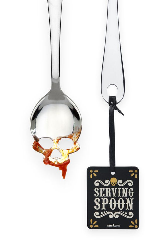 Cutlery set - Skull Serving Spoon - SUCK UK