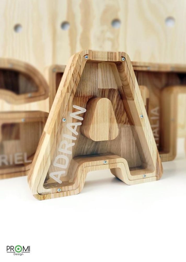 Gifts - Money box (A-Z, customizable) - PROMIDESIGN