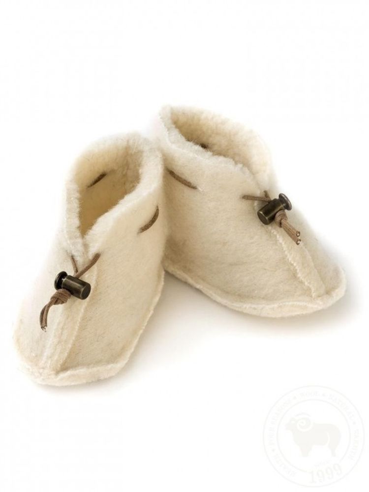 Chaussons et chaussures enfant - Chausson bébé en laine - SHEEP BY THE SEA