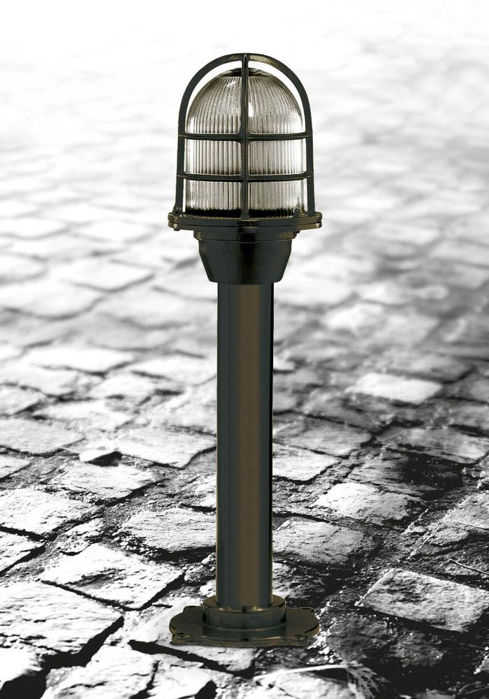 Outdoor floor lamps - Brass collumn light 64 (from 7 cm Height to 3m) - ANDROMEDA LIGHTING
