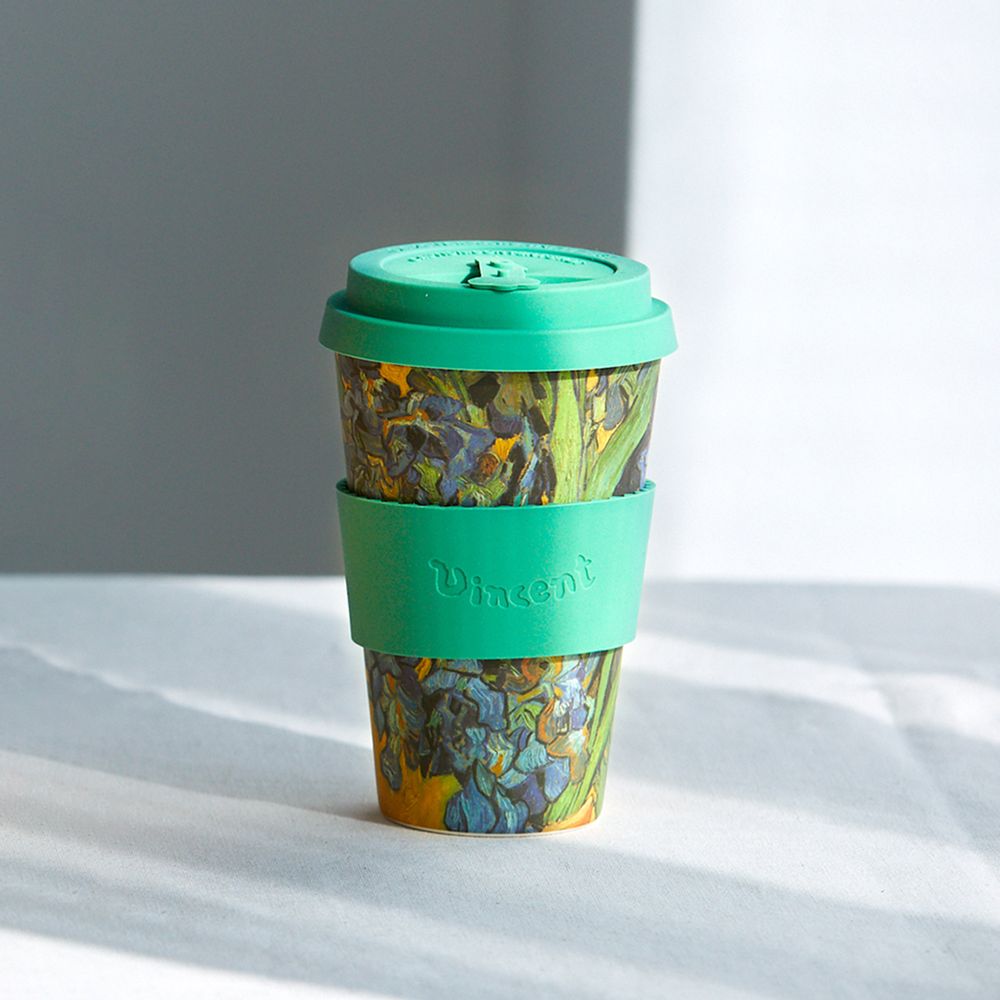 Accessoires thé et café - Tasse Irises, 1980, Van Gogh 14oz - ECOFFEE CUP