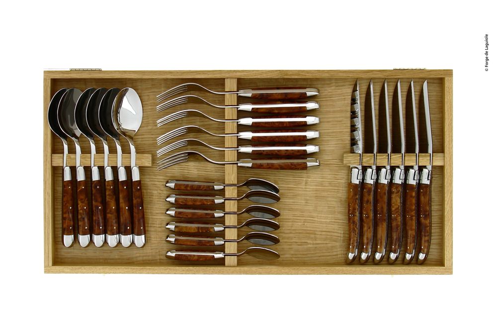 Ménagères - Ménagère 24 pièces assorties - FORGE DE LAGUIOLE