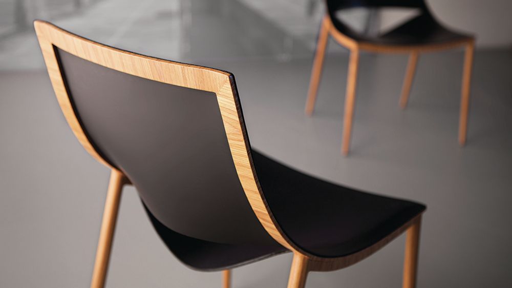 Chaises - Chaise SMILE - métal+cuir - DOIMO BRASIL